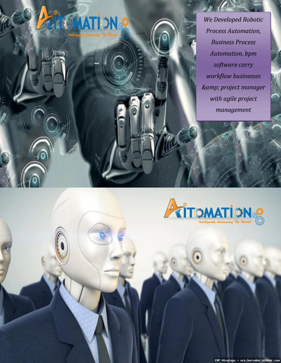 ERP for business automation.