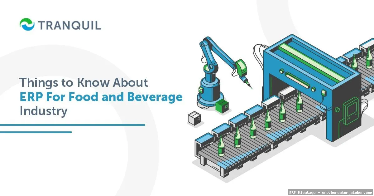 ERP for food industry, software.