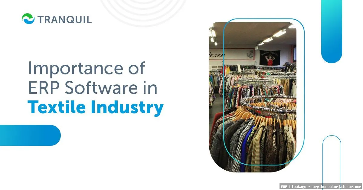 ERP for textile industry management.
